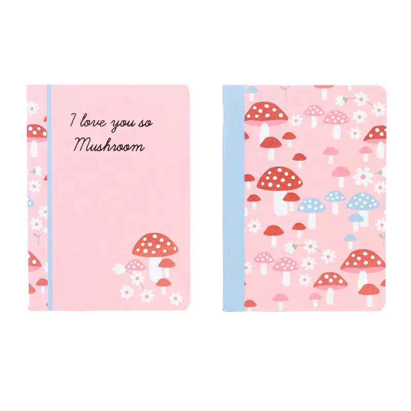 Caderno A5 agrafado ANCOR - pautado 48FL - pink - Hoc Sensu