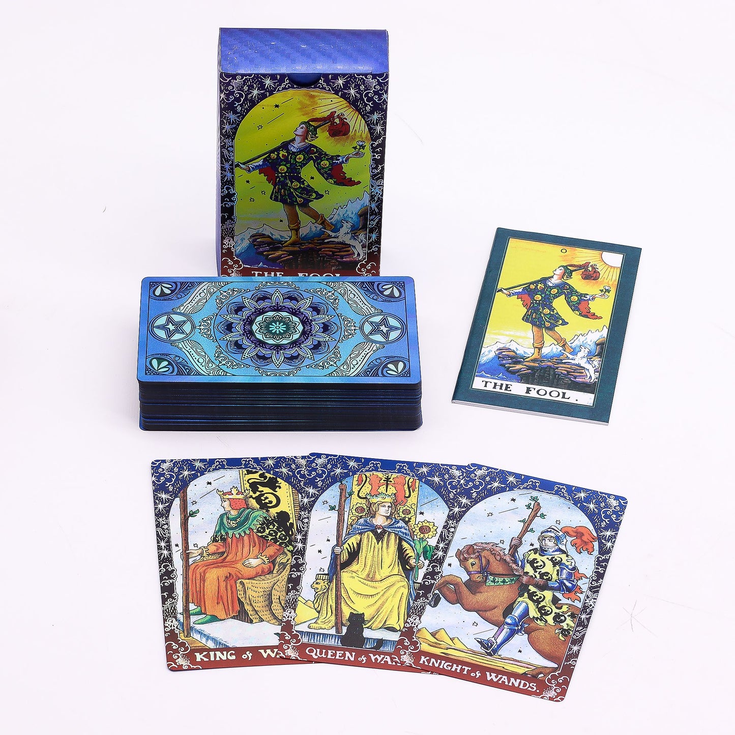 Cartas de Tarot Mandala Azul com Folheto