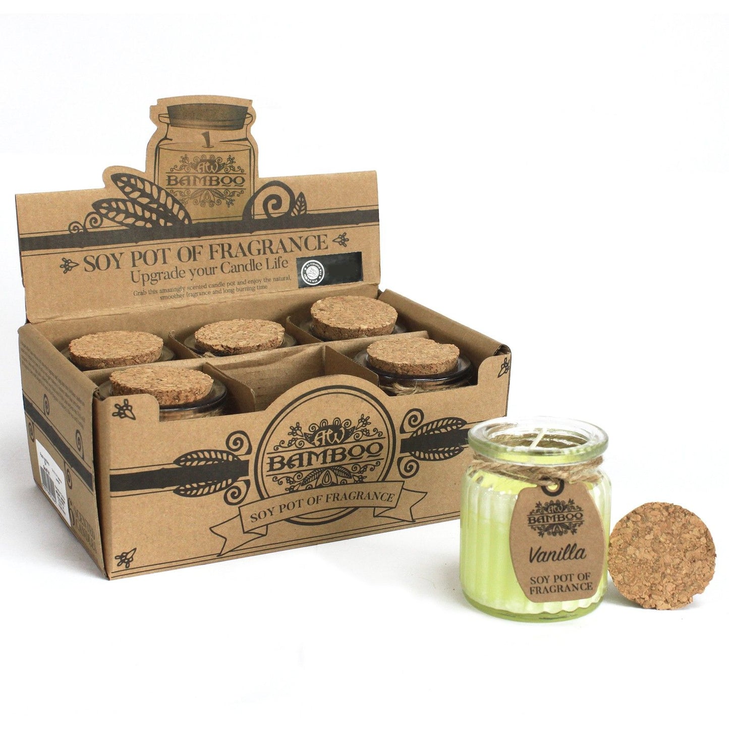 Vela de Cera de Soja - Baunilha