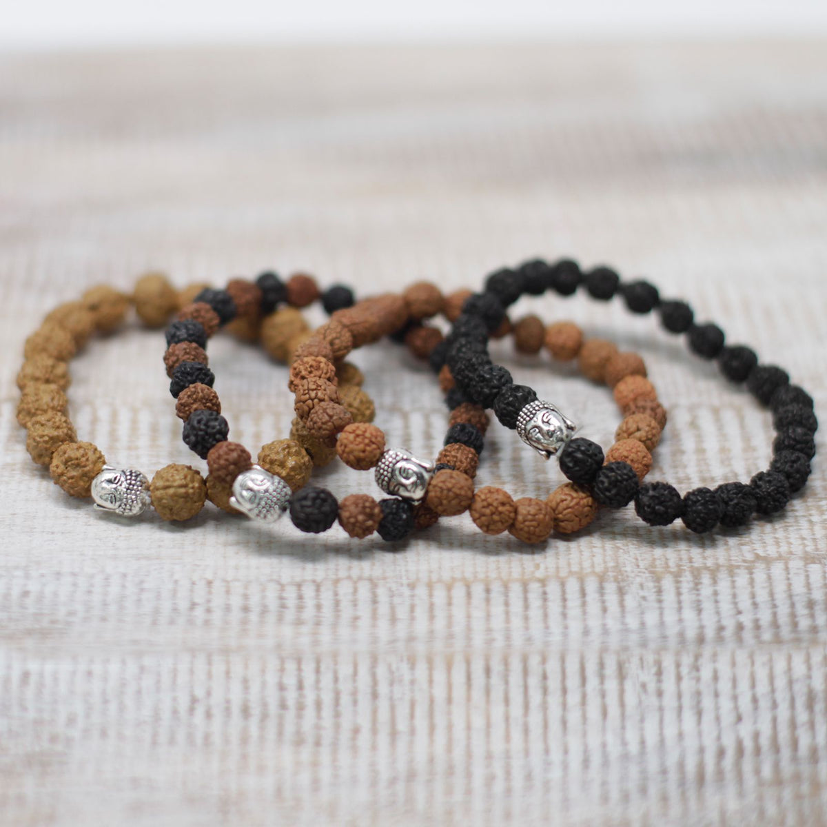 Pulseiras Rudraksha Buda (rudras)