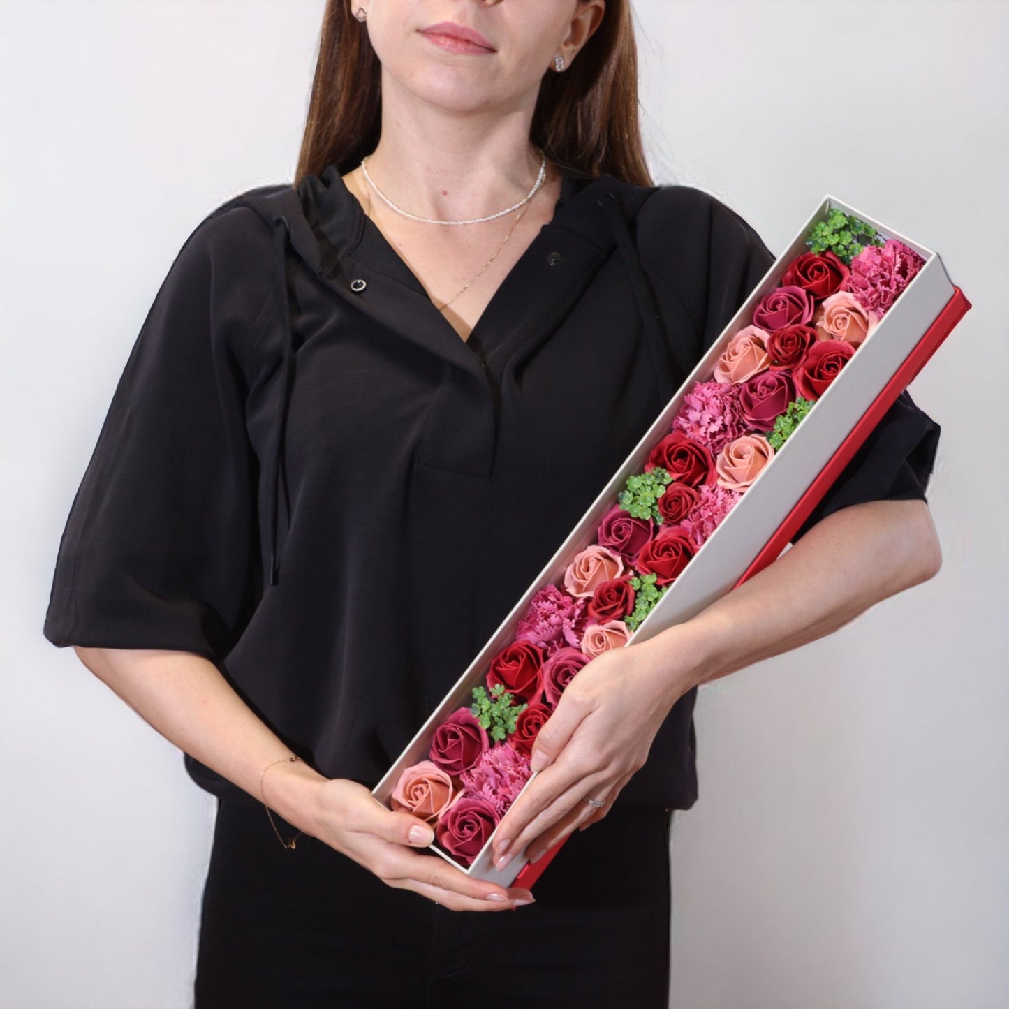 Flores de Sabão - Caixa Extra Larga Rosas Vintage - Hoc Sensu
