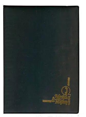 Agenda Telefónica A5 com Índice A-Z - Preta - ROMA - Hoc Sensu