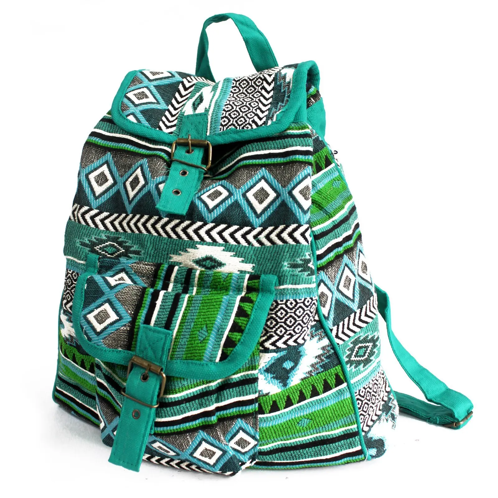 Bolsa Nepalês - Mochila Teal - Hoc Sensu