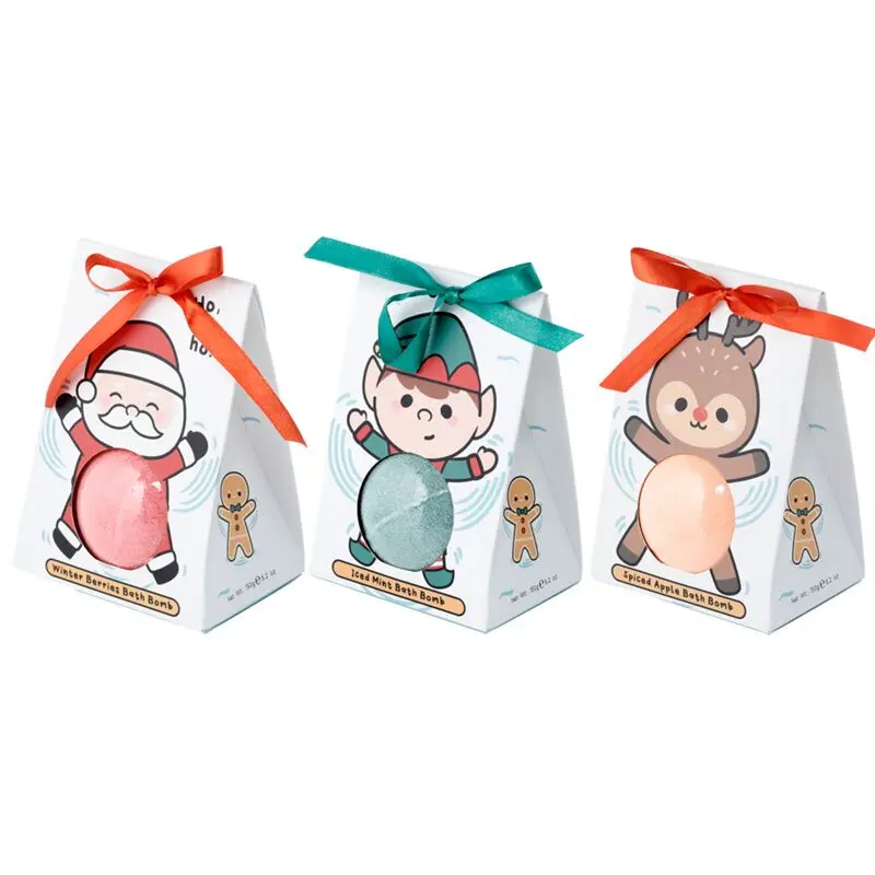 Bombas de Banho em Caixa de Presente – Amigos de Natal - Hoc Sensu