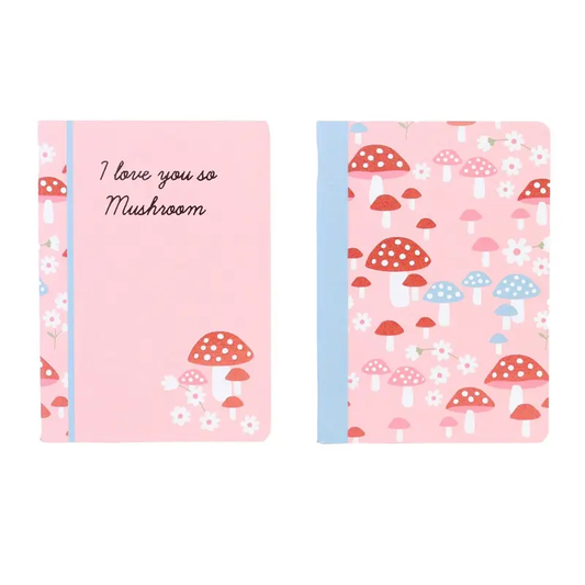 Caderno A5 agrafado ANCOR - pautado 48FL - pink - Hoc Sensu
