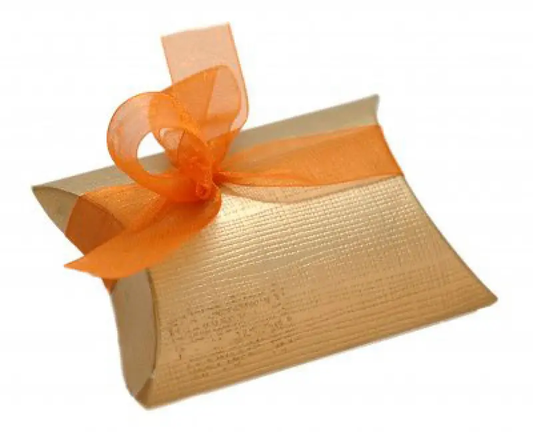 Caixa papel seta 70x70x25mm - dourada - Hoc Sensu