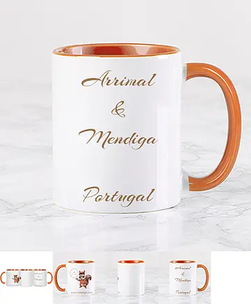 Caneca Cerâmica - Loja do Tigo - Arrimal e Mendiga - Hoc Sensu