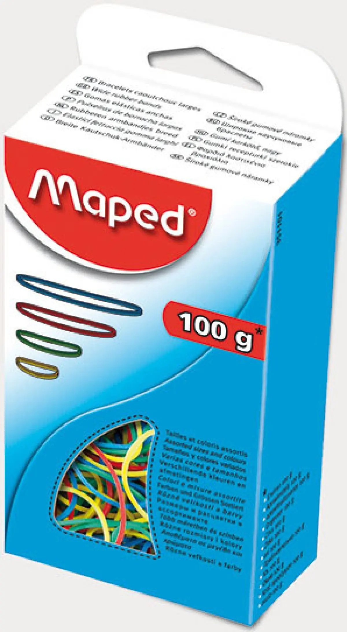 Elásticos Maped 100g – Versáteis e Coloridos - Hoc Sensu