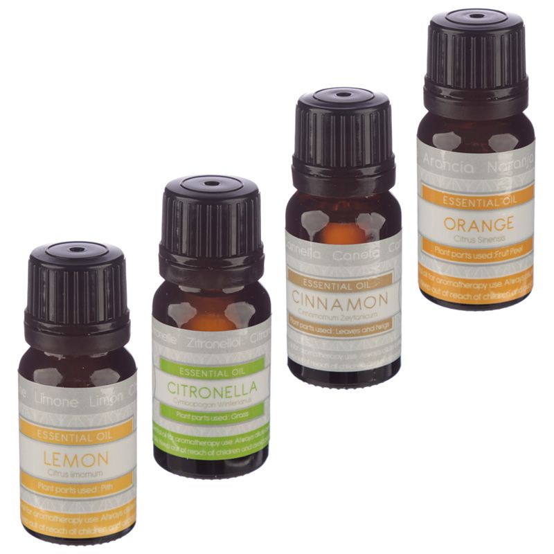 Mistura de Óleos Essenciais - Citronela, Canela, Laranja, Limão - 10ml - Loja do Tigo