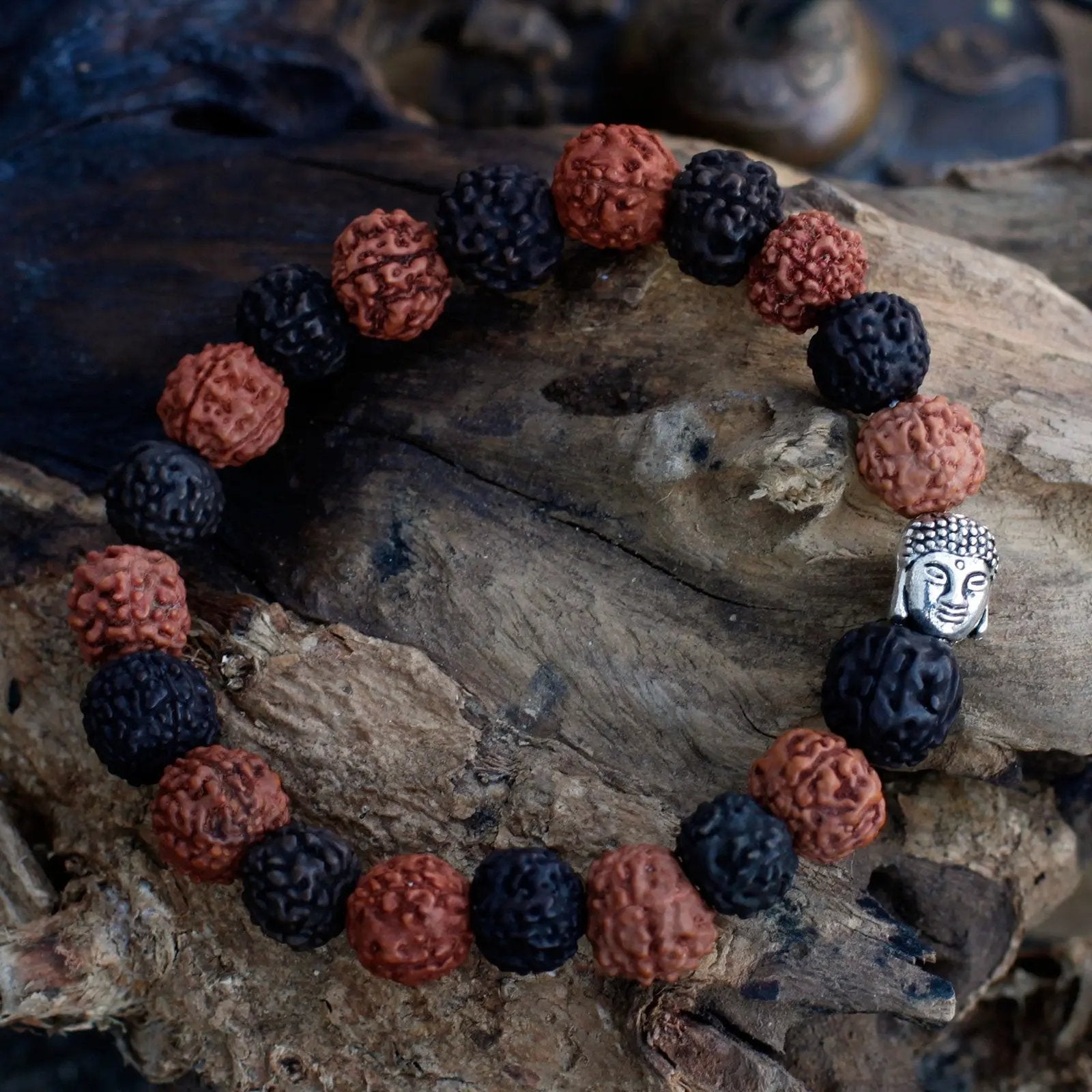 Pulseira de Rudraksha - Japa Mala - Mix - Hoc Sensu