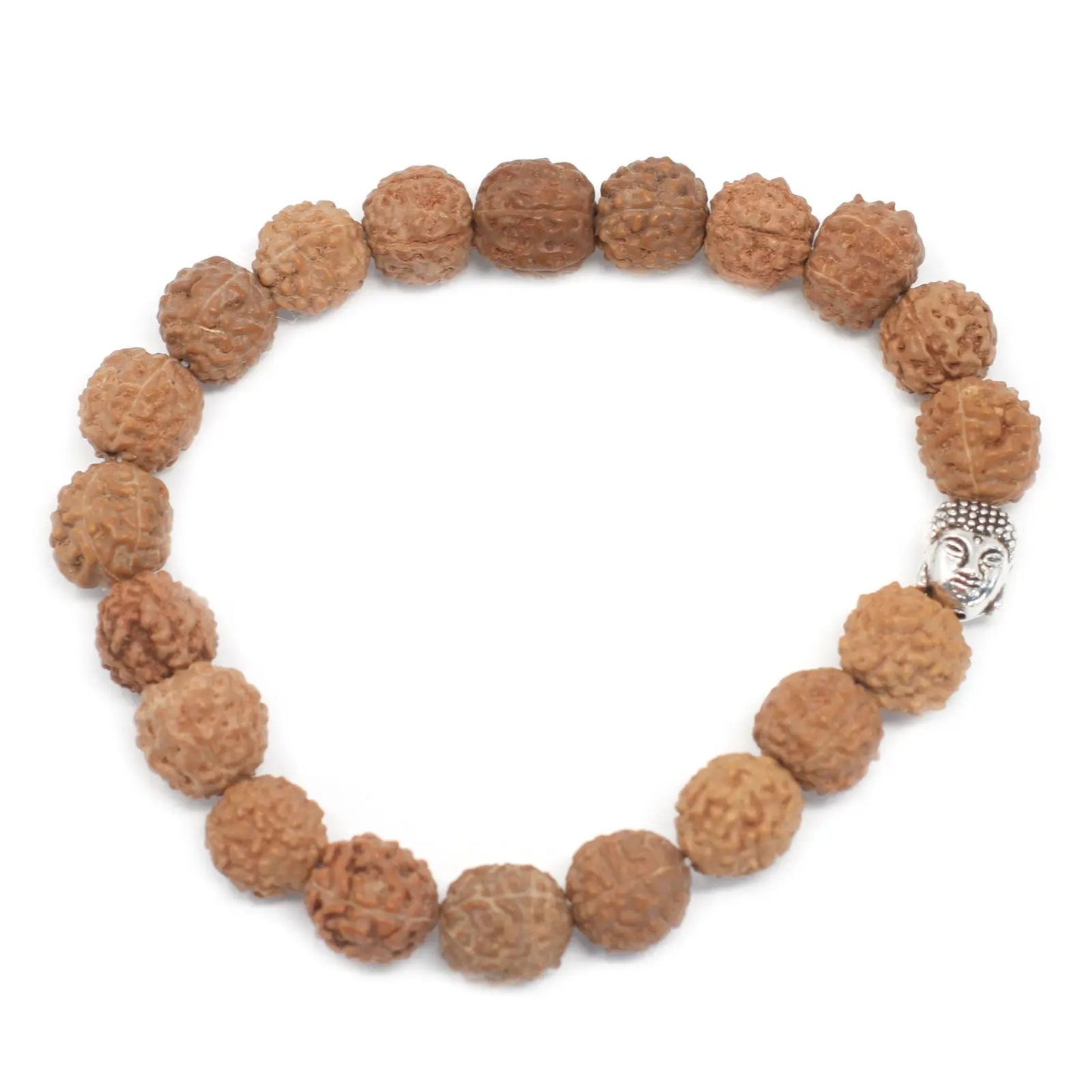 Pulseira de Rudraksha - Japa Mala - Natural - Hoc Sensu