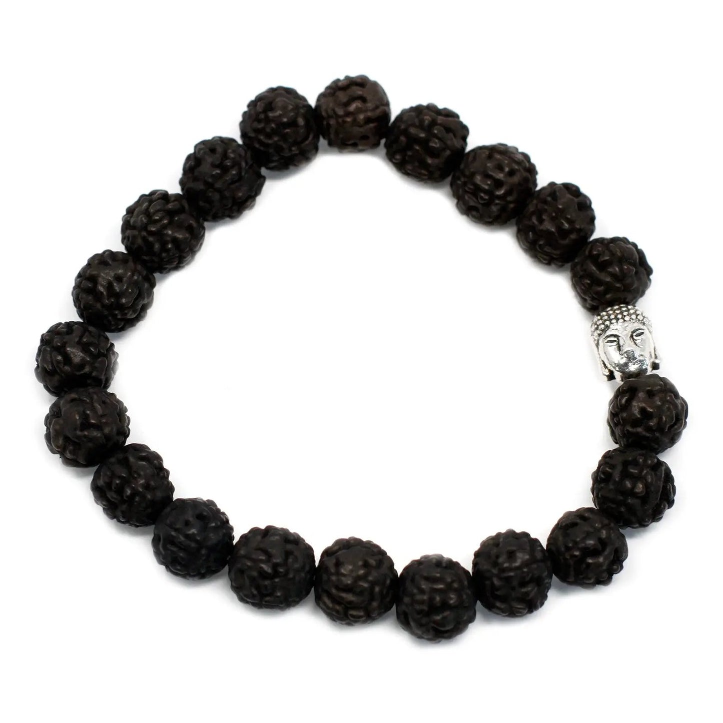 Pulseira de Rudraksha - Japa Mala - preto - Hoc Sensu