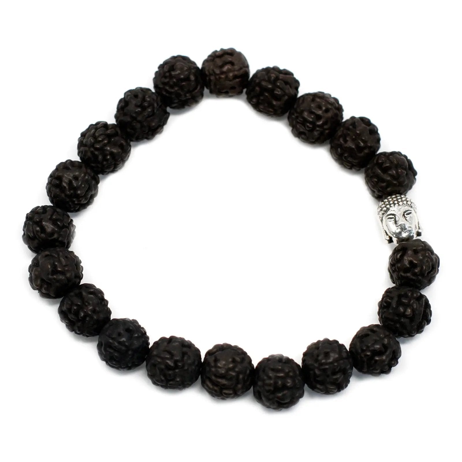 Pulseira de Rudraksha - Japa Mala - preto - Hoc Sensu