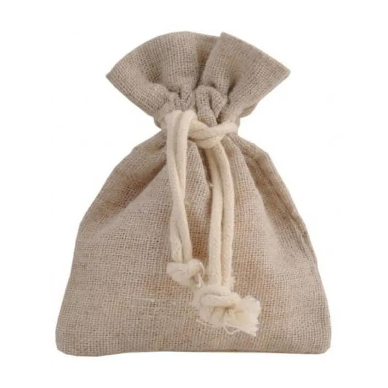 Saco Tecido Natural 7,5cm x 10cm - Hoc Sensu