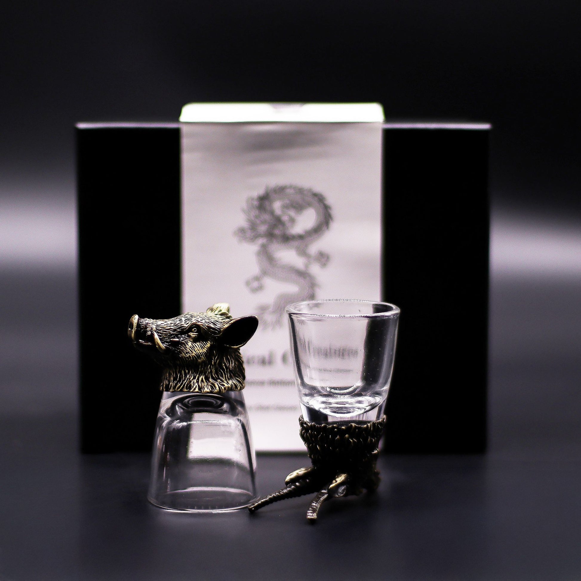 Conjunto 6 Copos Shot 50ml Criaturas Floresta - Hoc Sensu