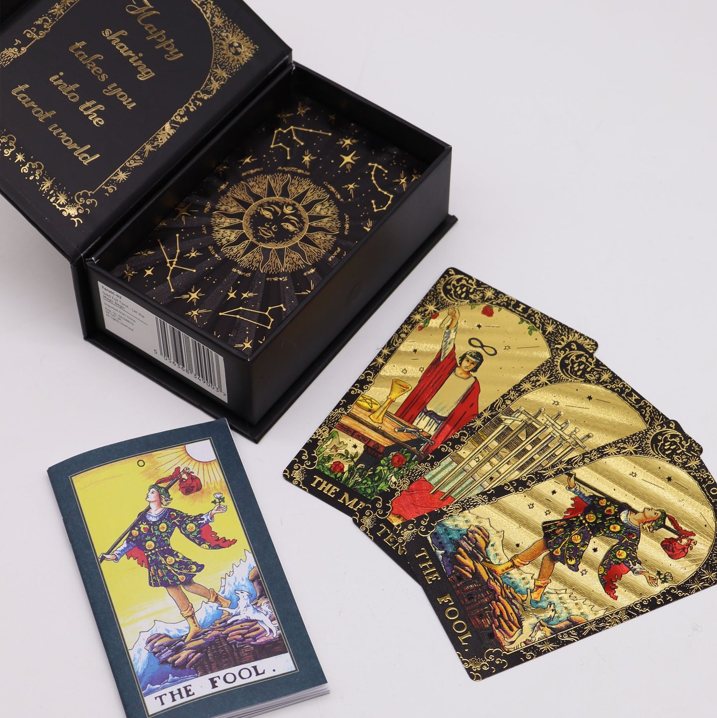 Tarot Folha Dourada - Que Comece a Magia - Caixa Presente