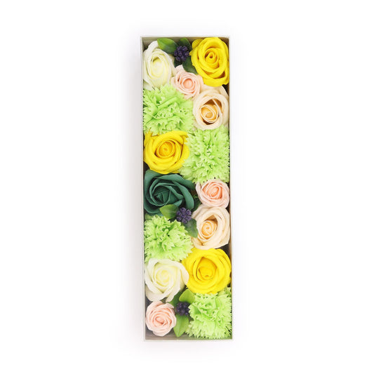 Flores de Sabão Caixa Primavera Amarelo Verde - Hoc Sensu