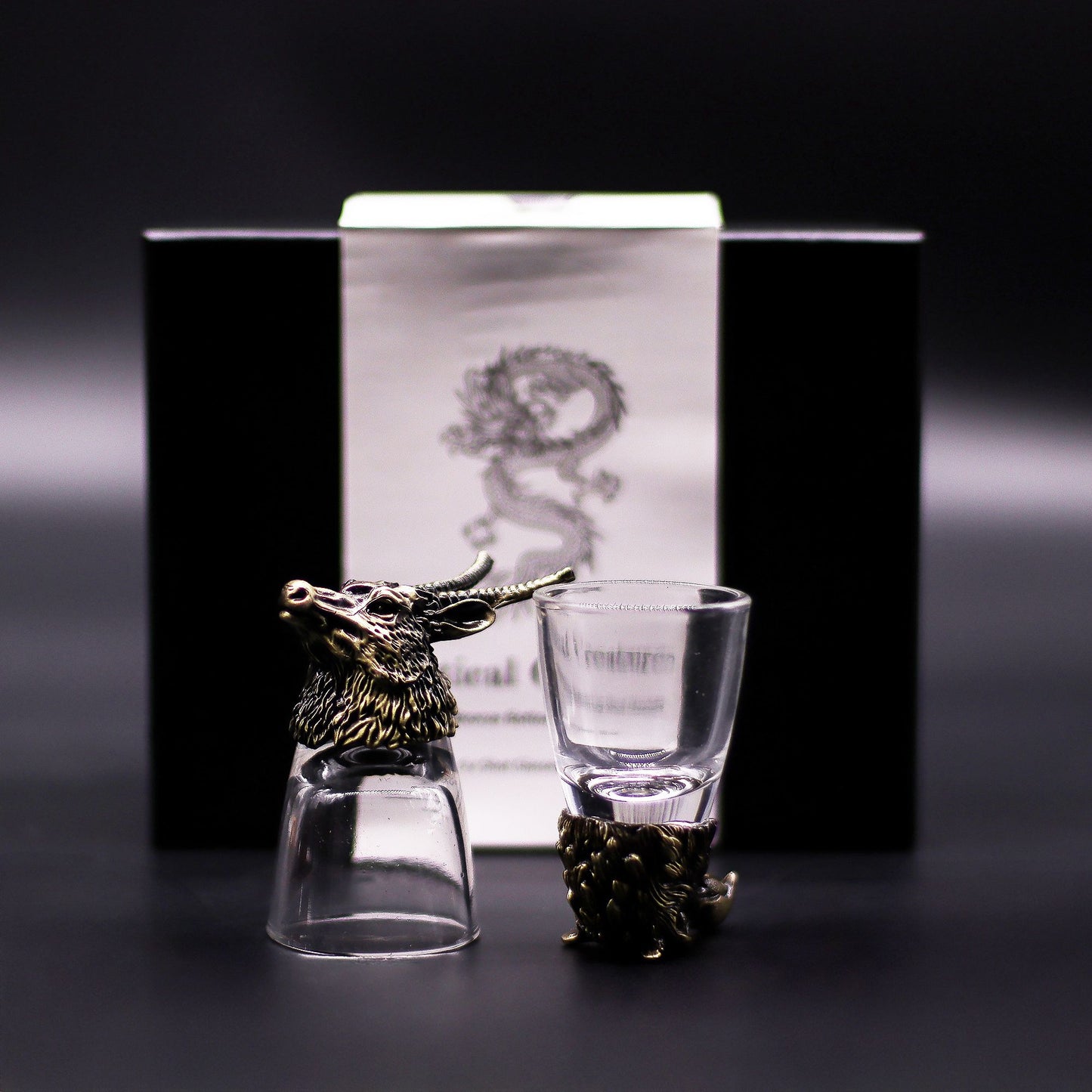 Conjunto 6 Copos Shot 50ml Criaturas Floresta - Hoc Sensu