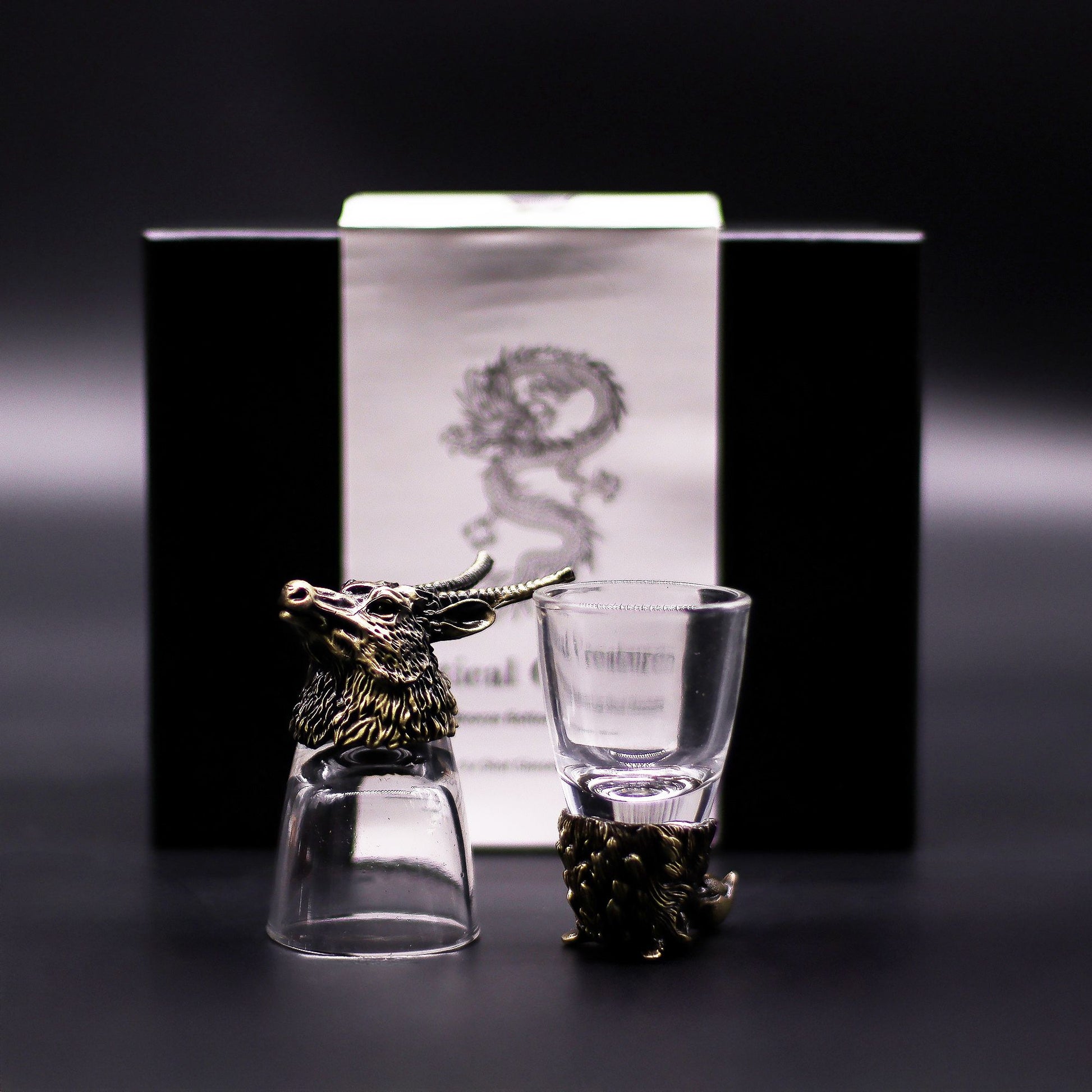 Conjunto 6 Copos Shot 50ml Criaturas Floresta - Hoc Sensu