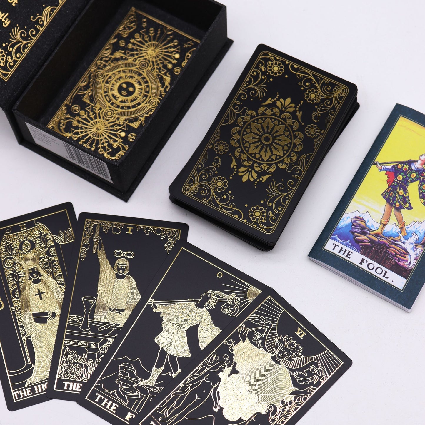 Tarot Dourado com Livro - Caixa de Presente