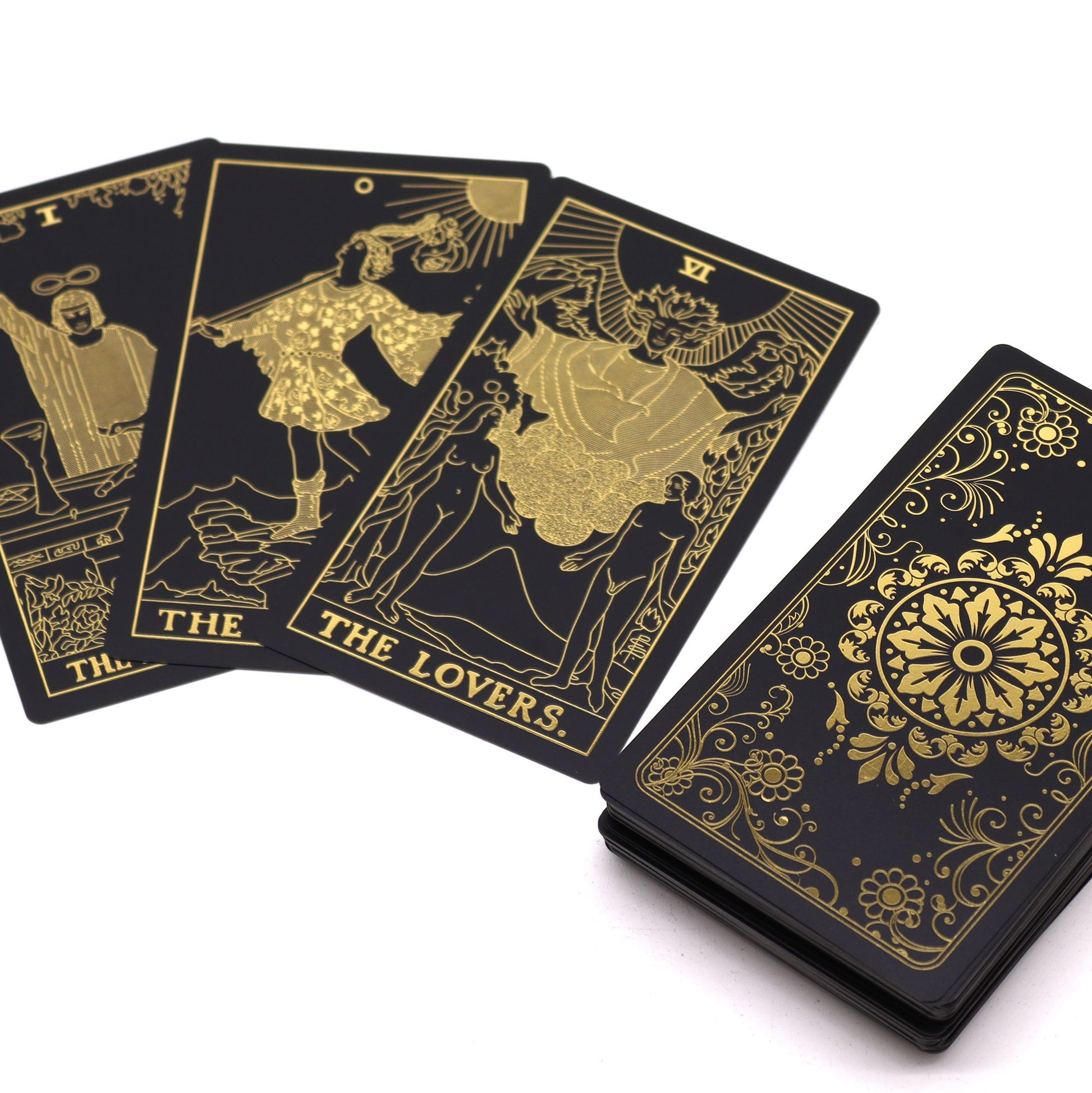 Tarot Dourado com Livro - Caixa de Presente