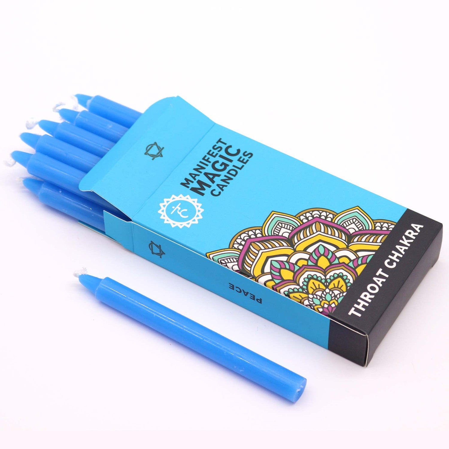 Velas Mágicas Manifest (pack de 12) - Azul - Chakra Garganta