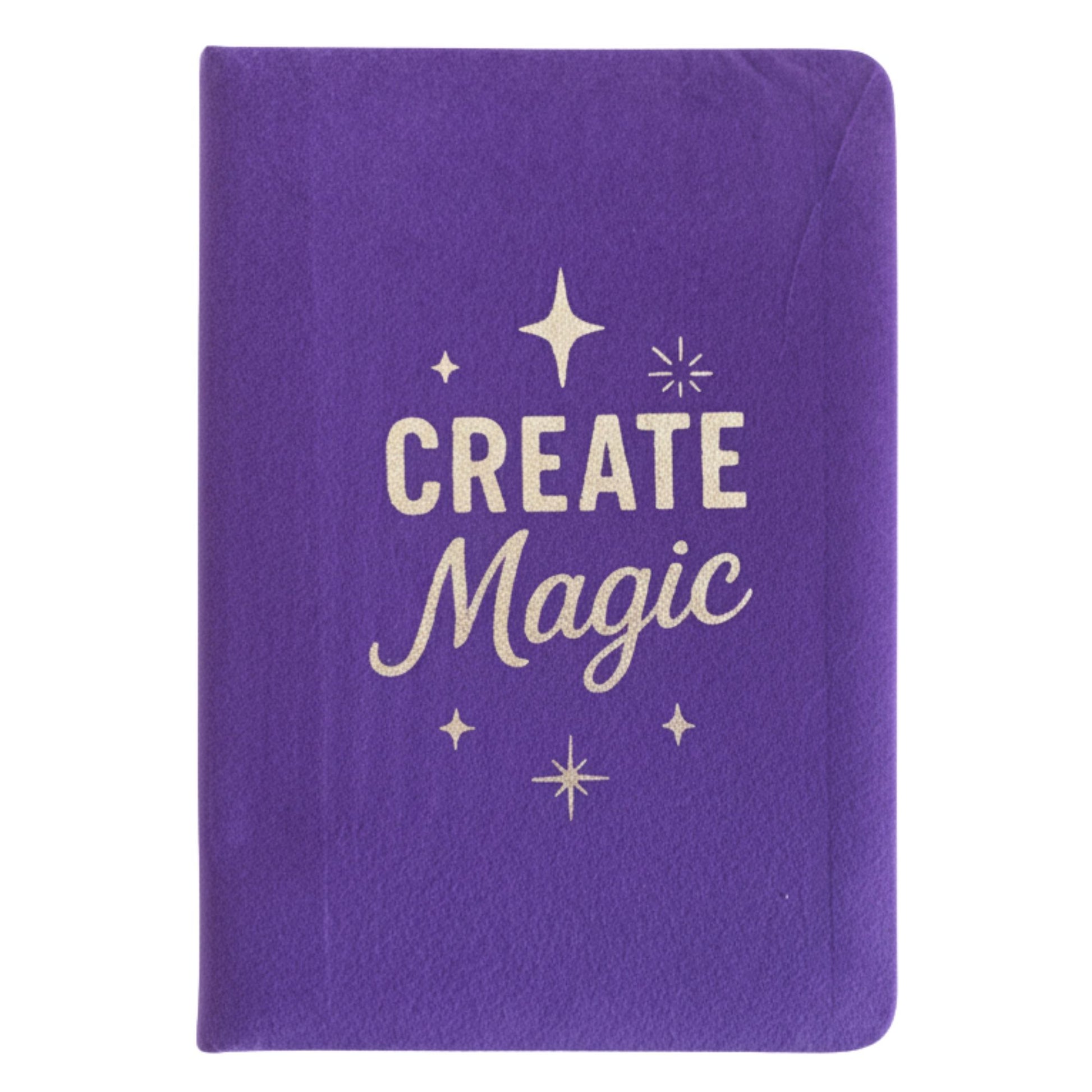 Caderno Veludo Roxo 80 Páginas Cria Magia - Hoc Sensu