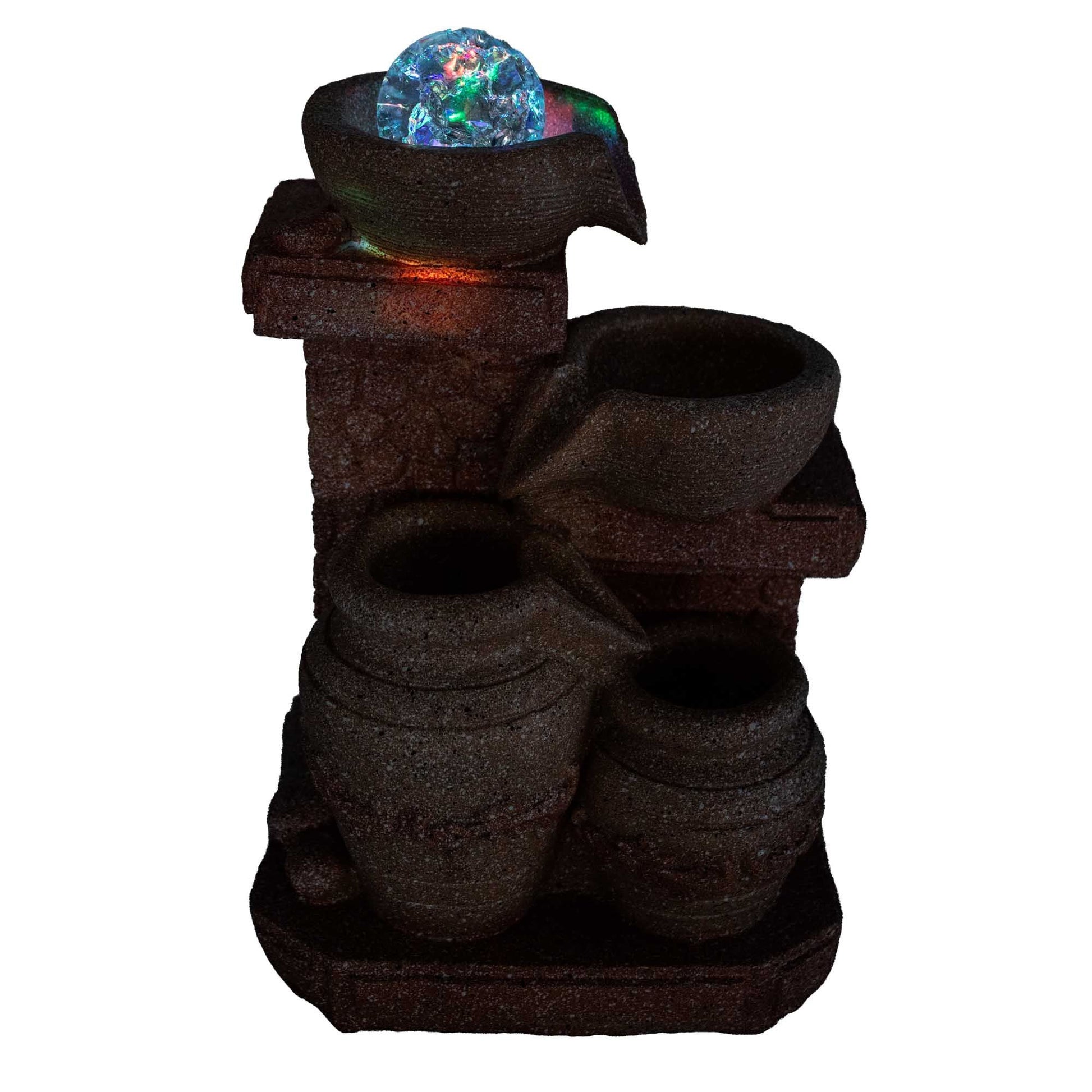 Fonte de Água - Vasos Cascata Mediterrânicos - 27cm