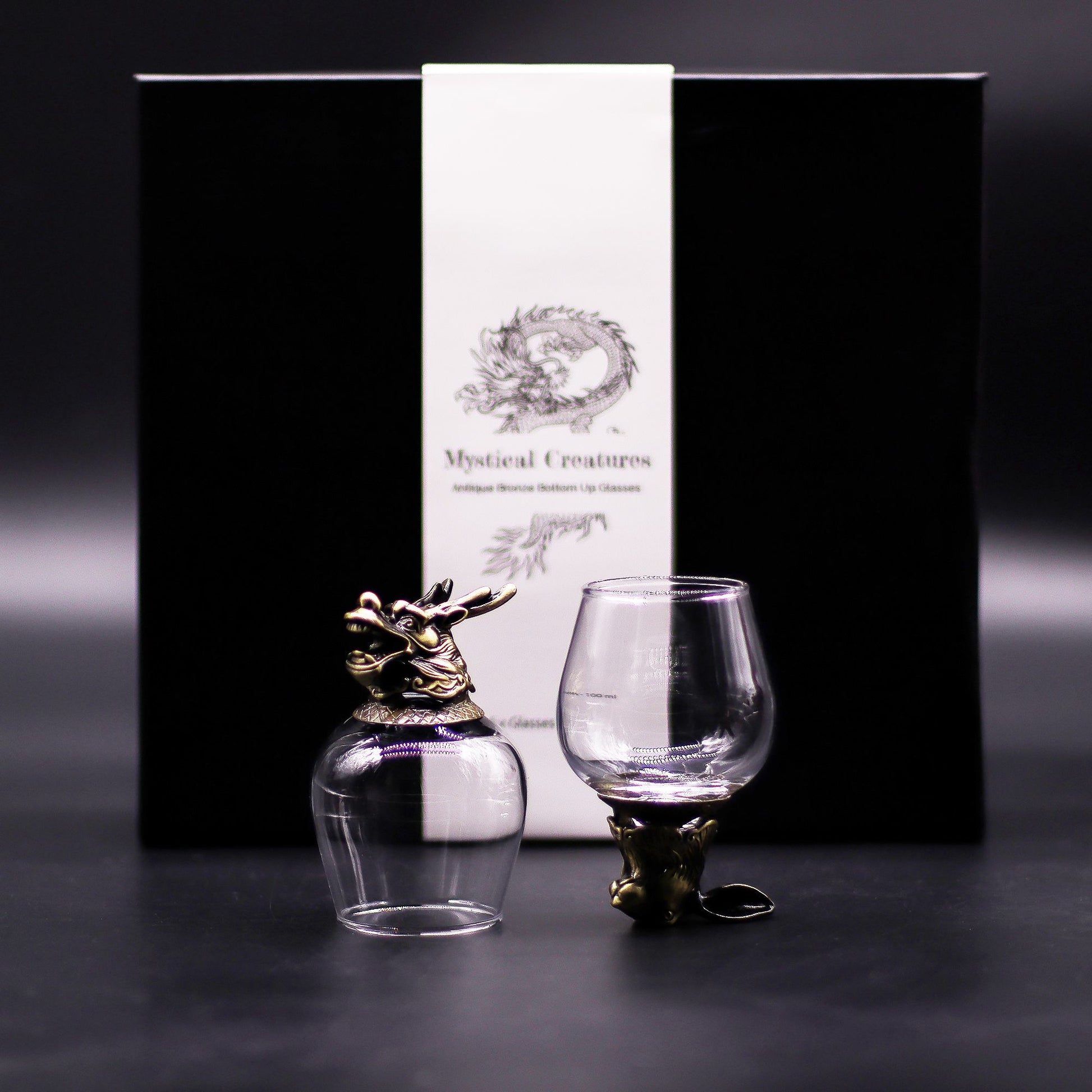 Conjunto 6 Copos Uísque 100ml Criaturas Místicas - Hoc Sensu