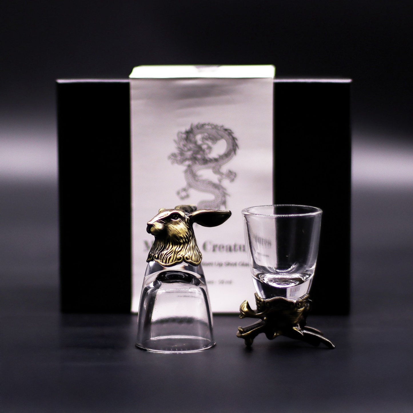 Conjunto 6 Copos Shot 50ml Criaturas Floresta - Hoc Sensu