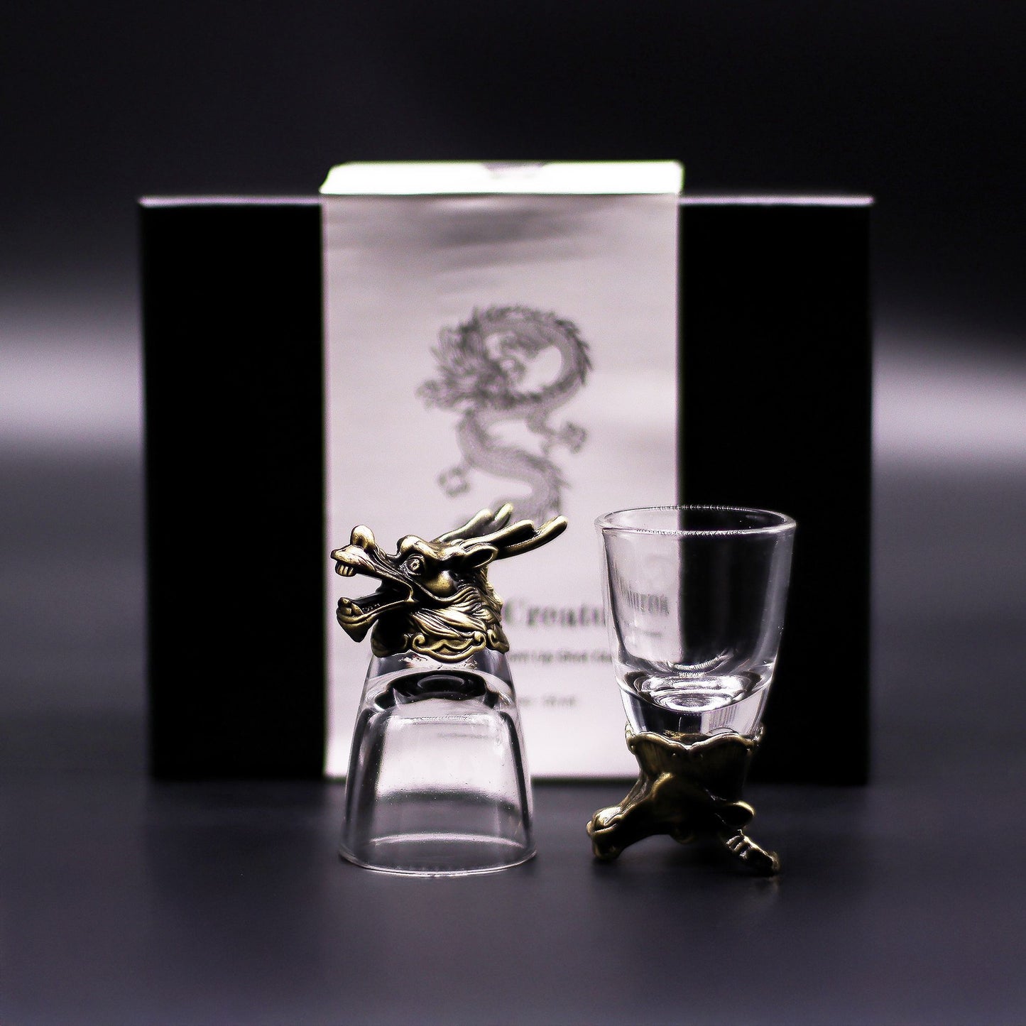 Conjunto 6 Copos Shot 50ml Criaturas Floresta - Hoc Sensu