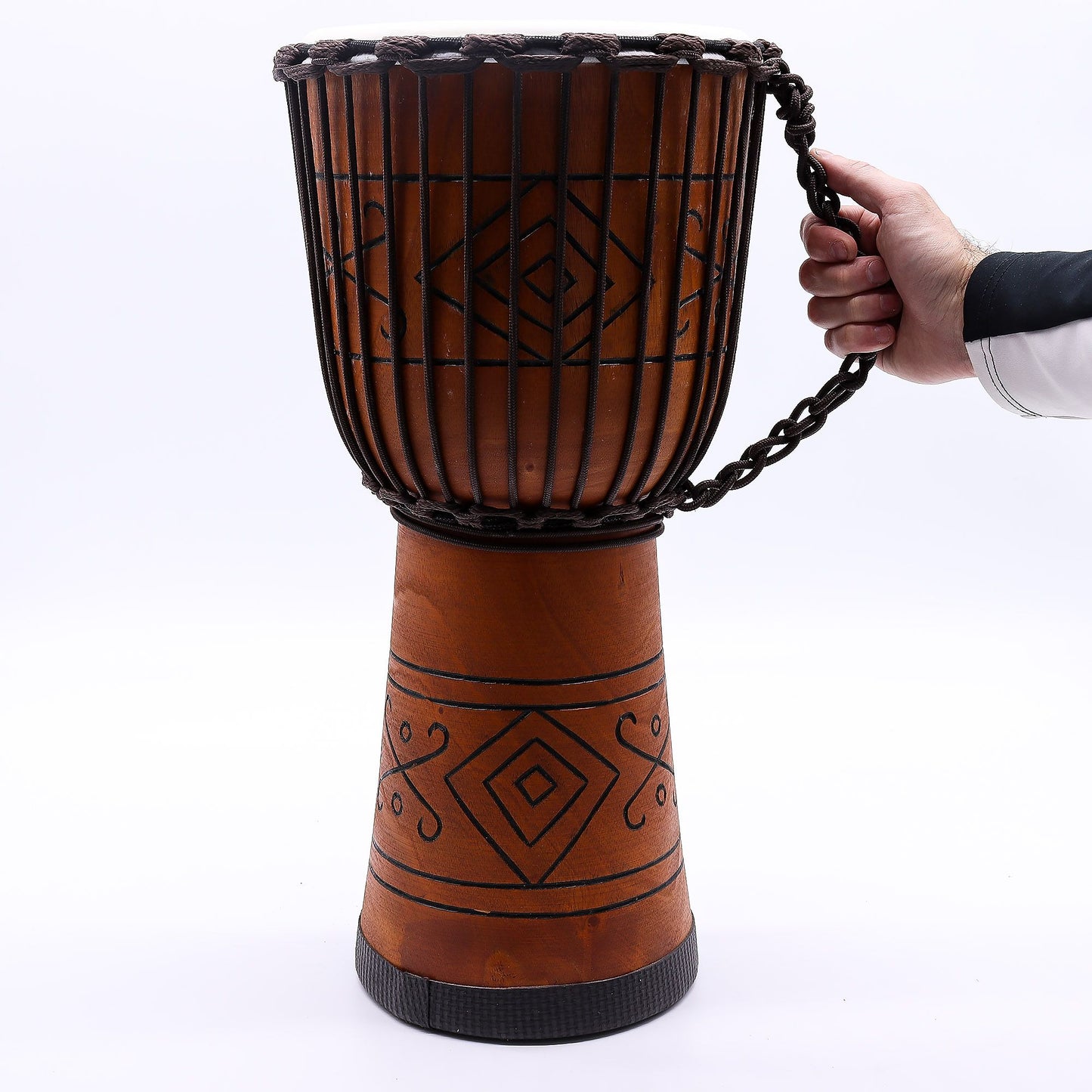 Tambor Djembé Pro Grande - Som da Alma (Grave) - 50cm