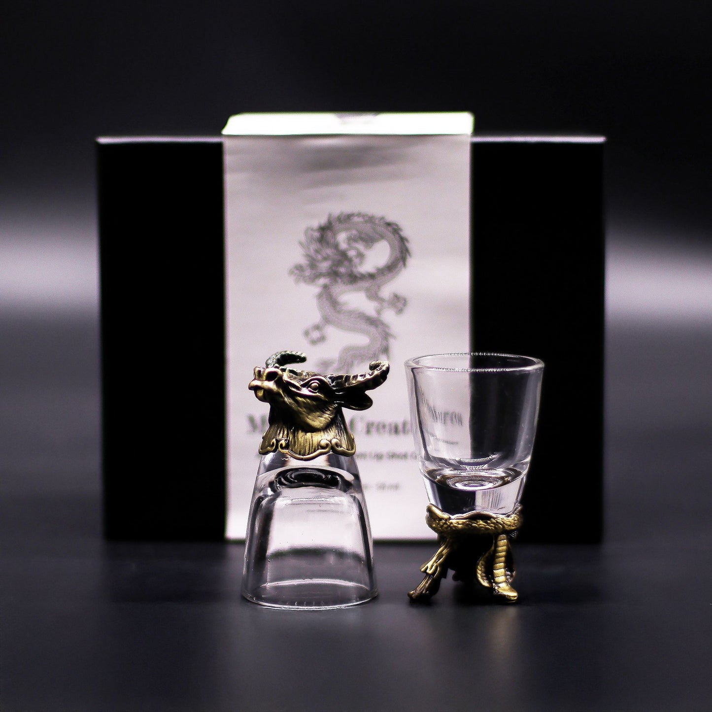 Conjunto 6 Copos Shot 50ml Criaturas Floresta - Hoc Sensu