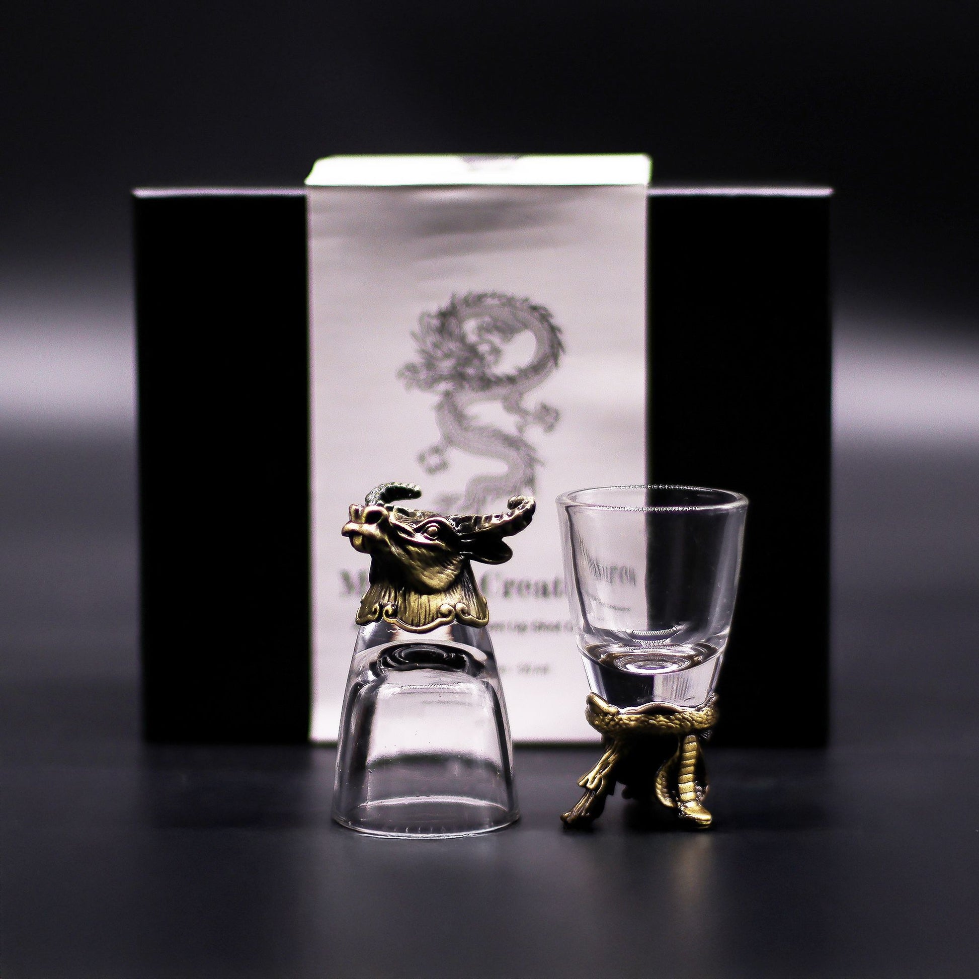 Conjunto 6 Copos Shot 50ml Criaturas Floresta - Hoc Sensu