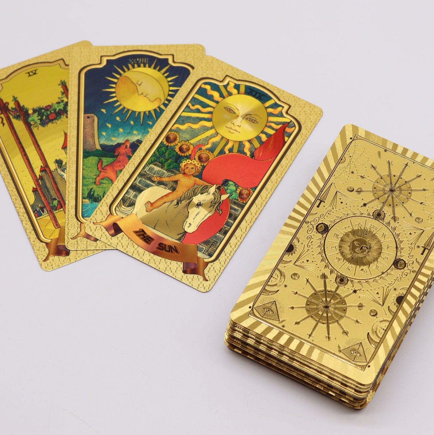 Cartas de Tarot Douradas