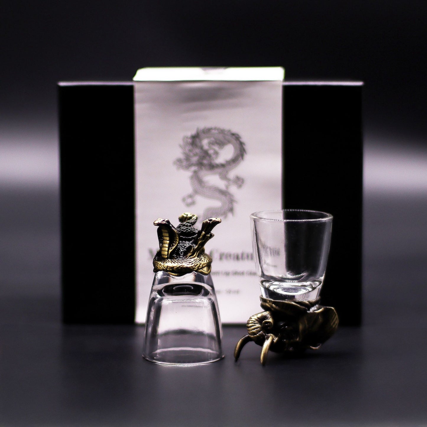 Conjunto 6 Copos Shot 50ml Criaturas Floresta - Hoc Sensu