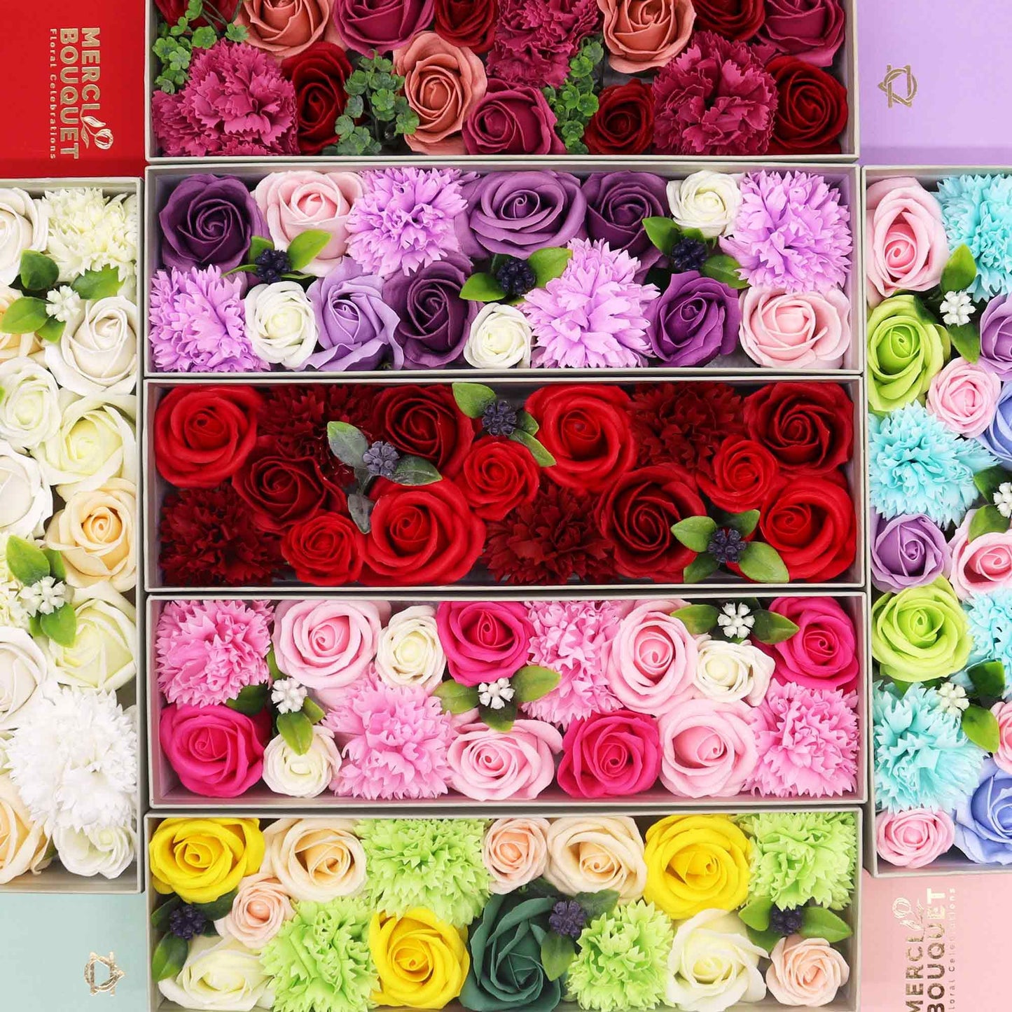 Flores de Sabão - Caixa