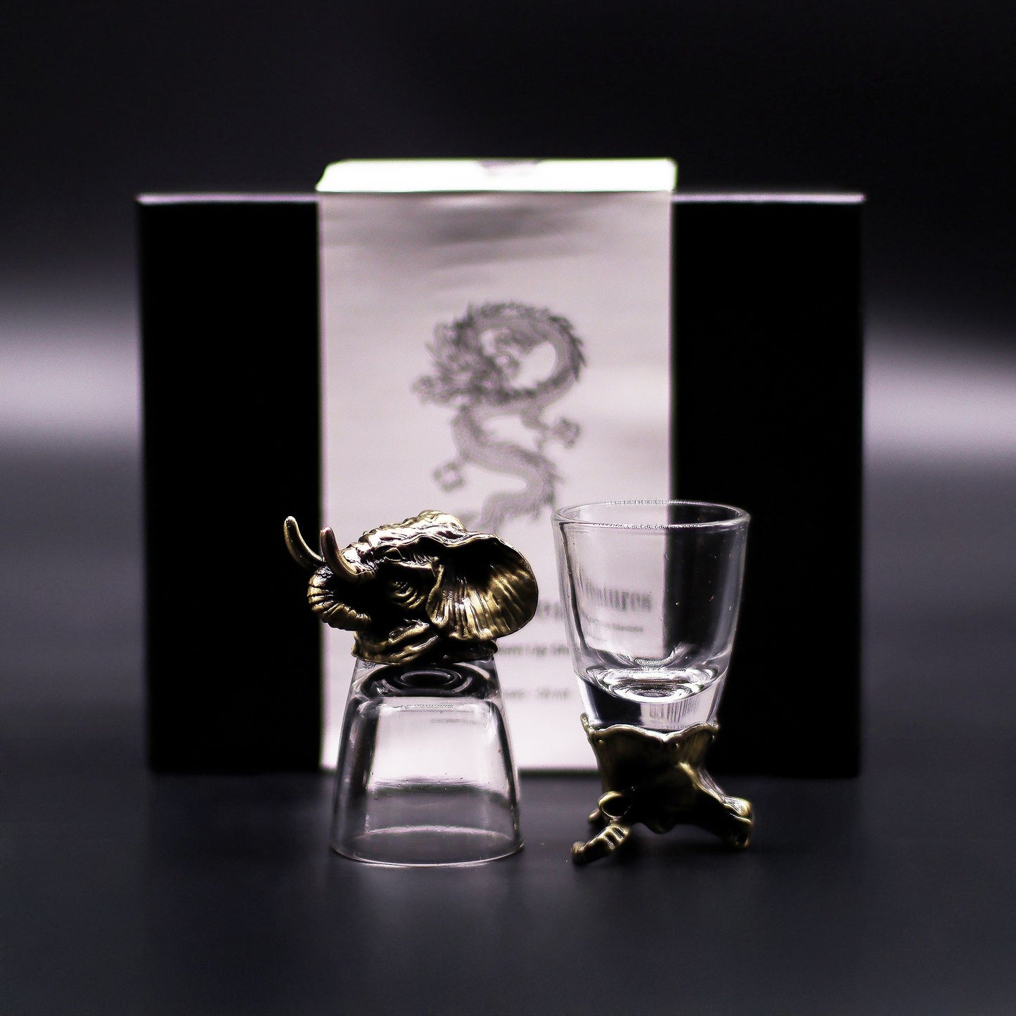 Conjunto 6 Copos Shot 50ml Criaturas Floresta - Hoc Sensu