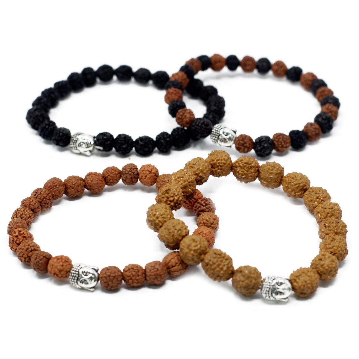 Pulseiras Rudraksha Buda (rudras)