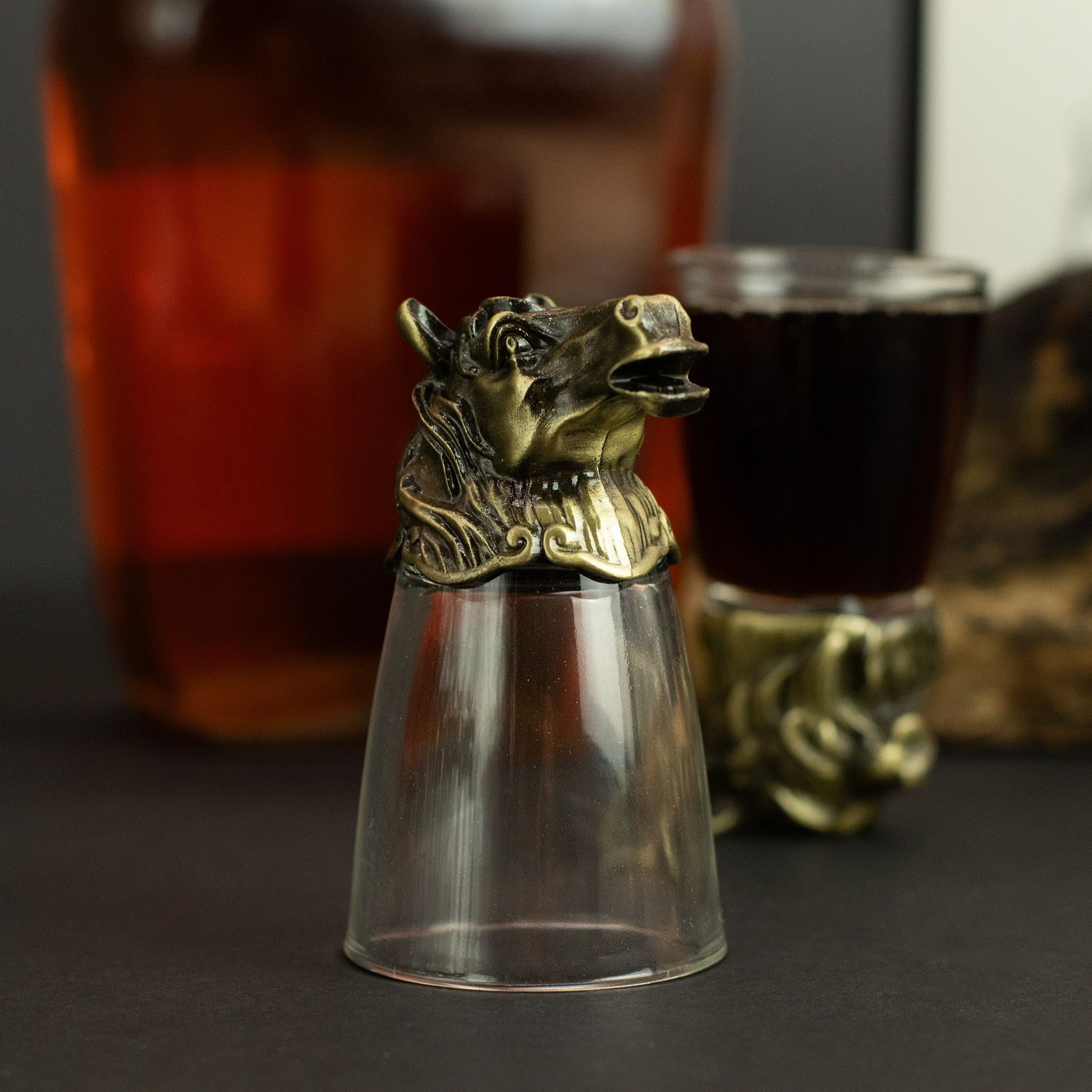 Conjunto 12 Copos Shot Bottom Up 25ml Criaturas - Hoc Sensu