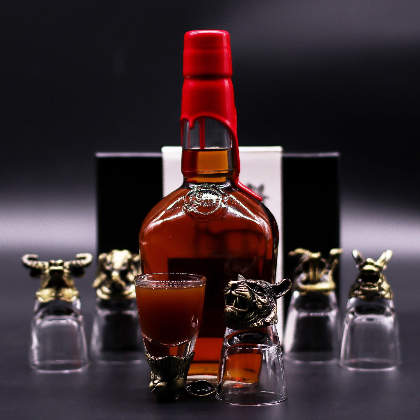 Conjunto 6 Copos Shot 50ml Criaturas Floresta - Hoc Sensu