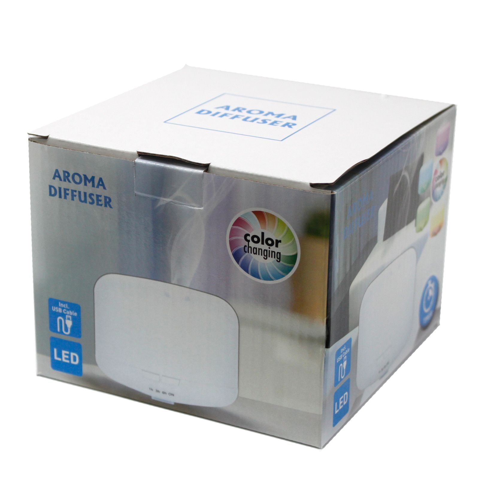 Difusor Aarhus Classic Pod - USB - Mudança de Cor - Temporizador - [hoc Sensu]