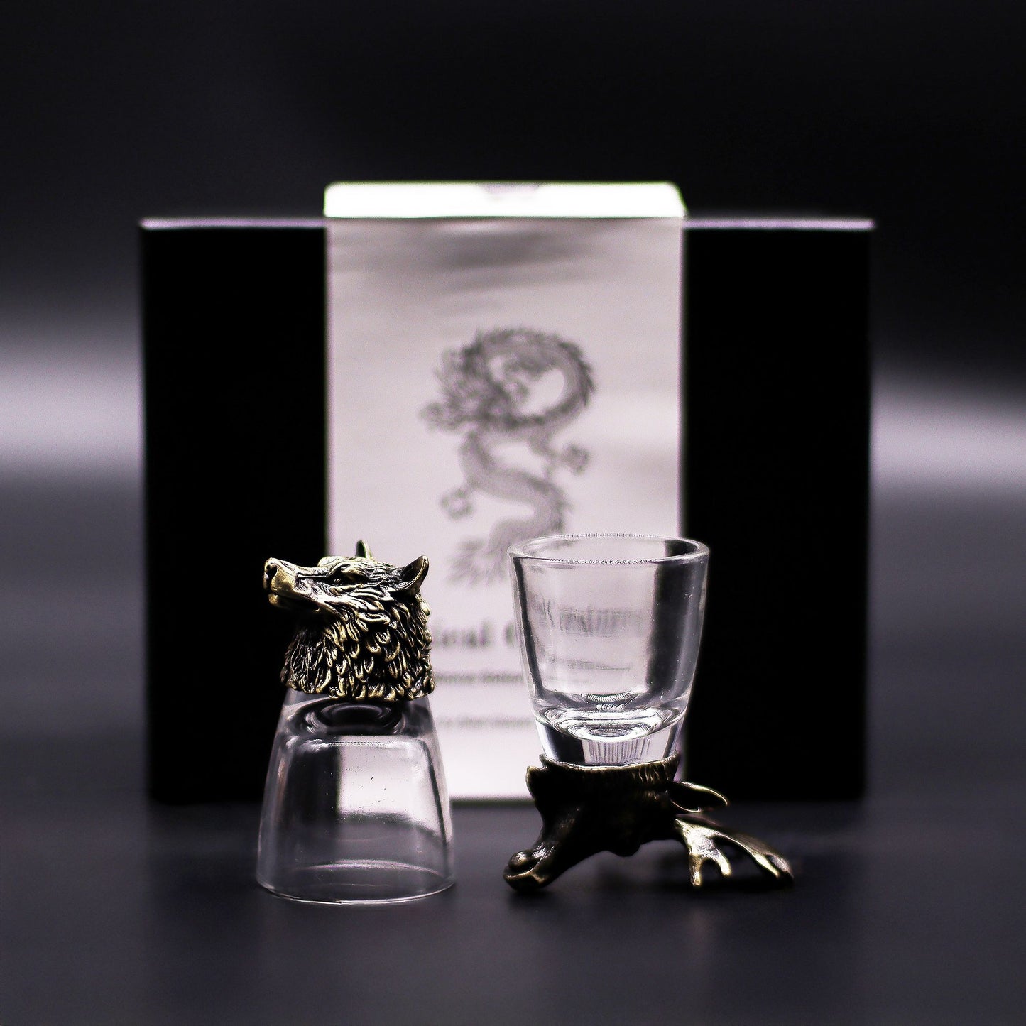 Conjunto 6 Copos Shot 50ml Criaturas Floresta - Hoc Sensu