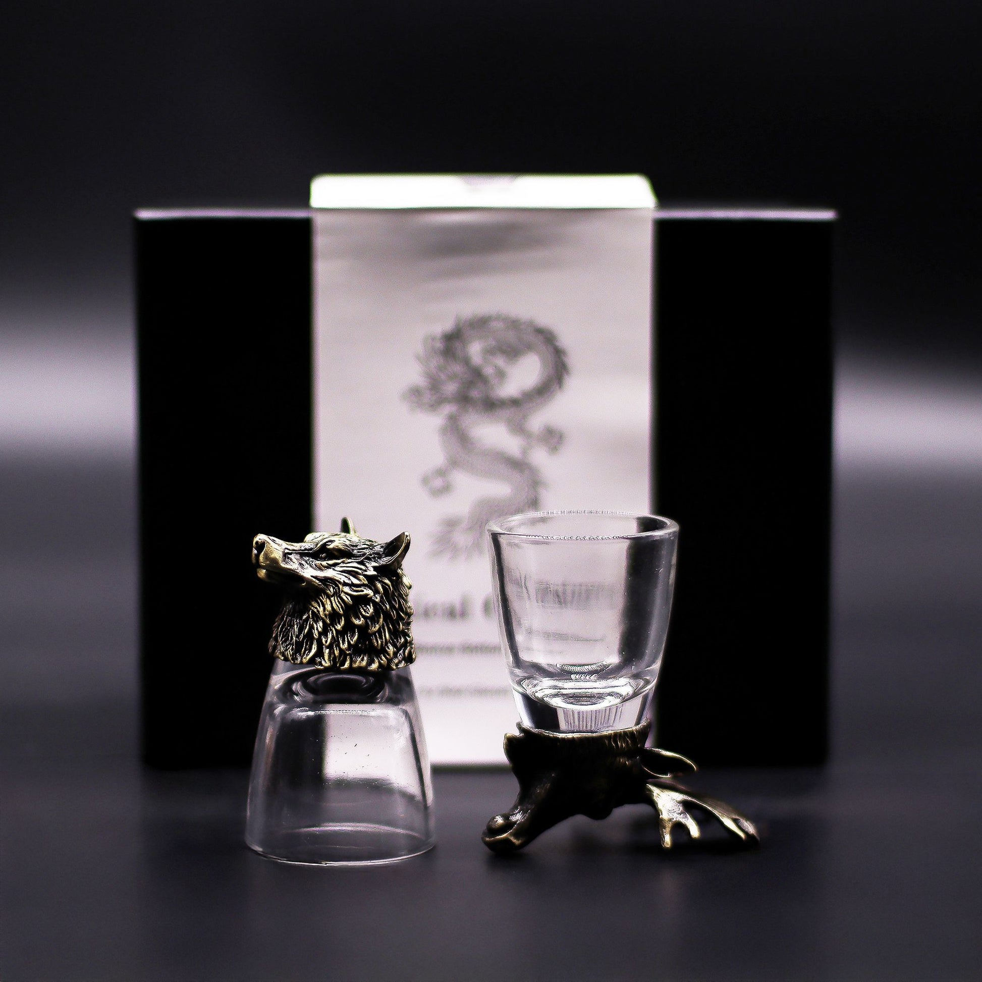 Conjunto 6 Copos Shot 50ml Criaturas Floresta - Hoc Sensu
