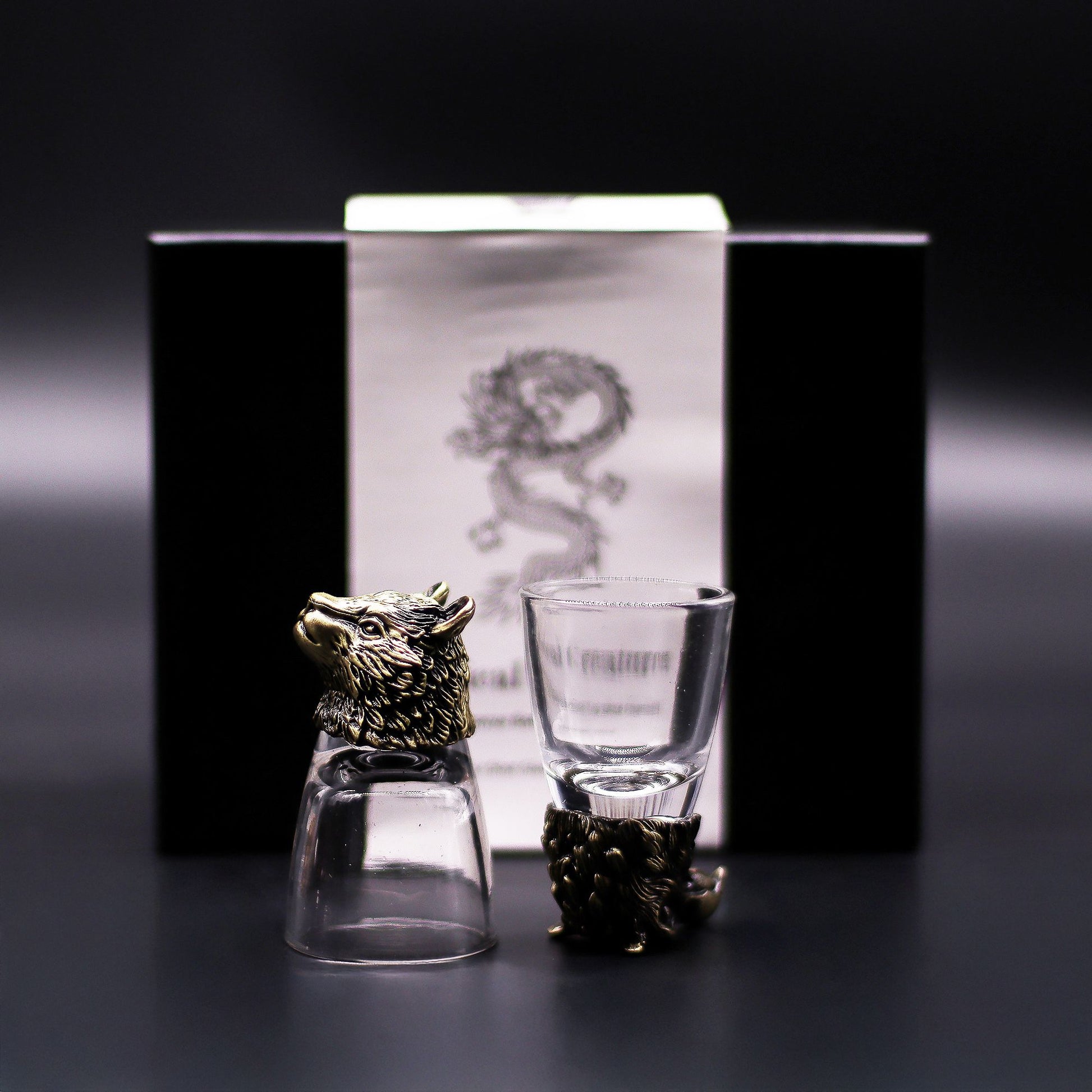 Conjunto 6 Copos Shot 50ml Criaturas Floresta - Hoc Sensu
