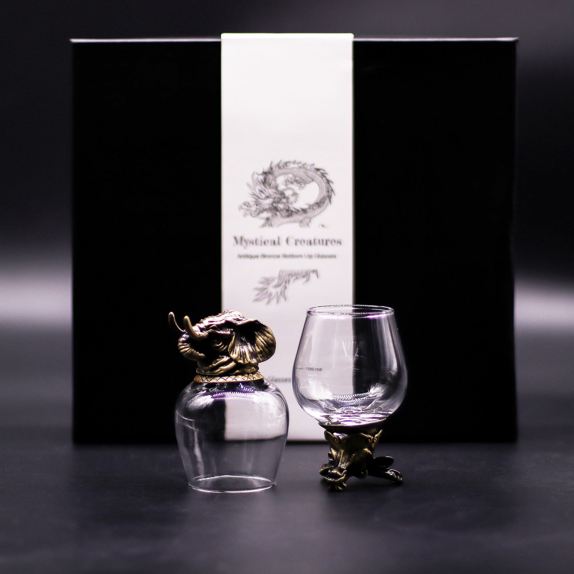 Conjunto 6 Copos Uísque 100ml Criaturas Místicas - Hoc Sensu
