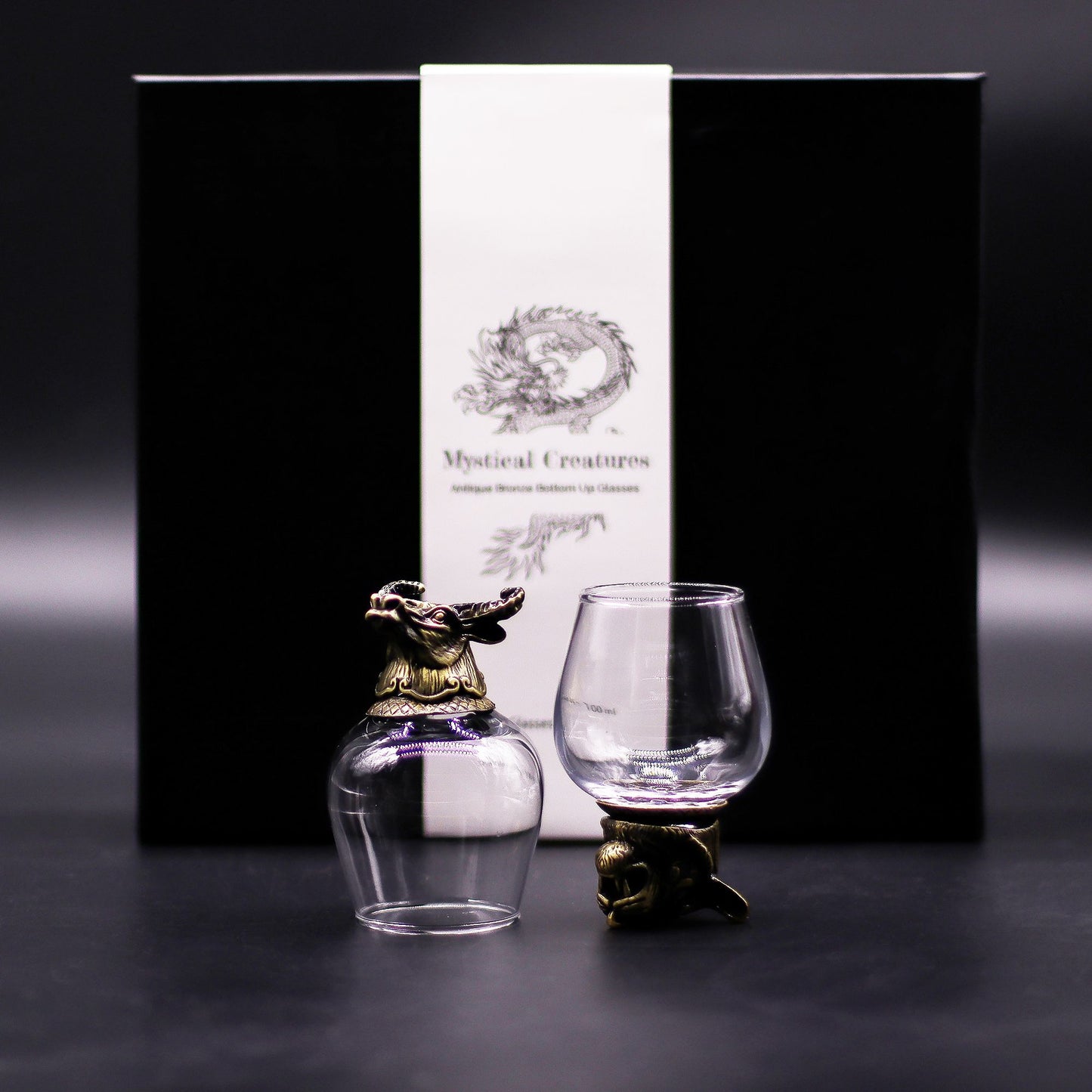 Conjunto 6 Copos Uísque 100ml Criaturas Místicas - Hoc Sensu