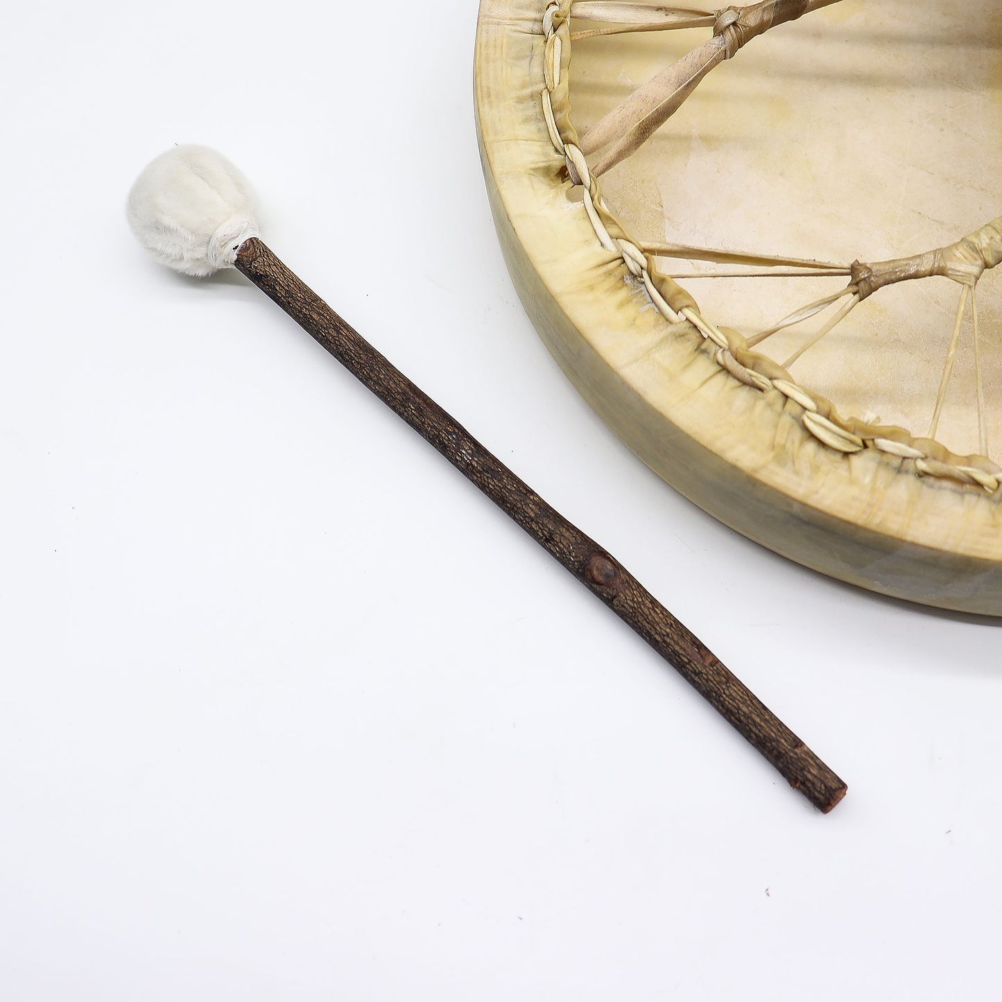 Tambor Xamânico Espírito da Águia - Ajustável - 40cm