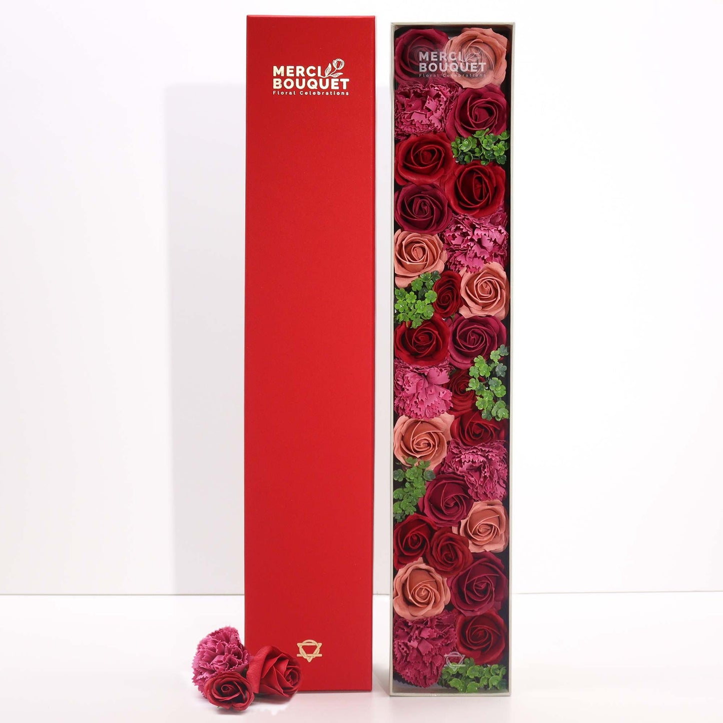 Flores de Sabão - Caixa Extra Larga Rosas Vintage - Hoc Sensu