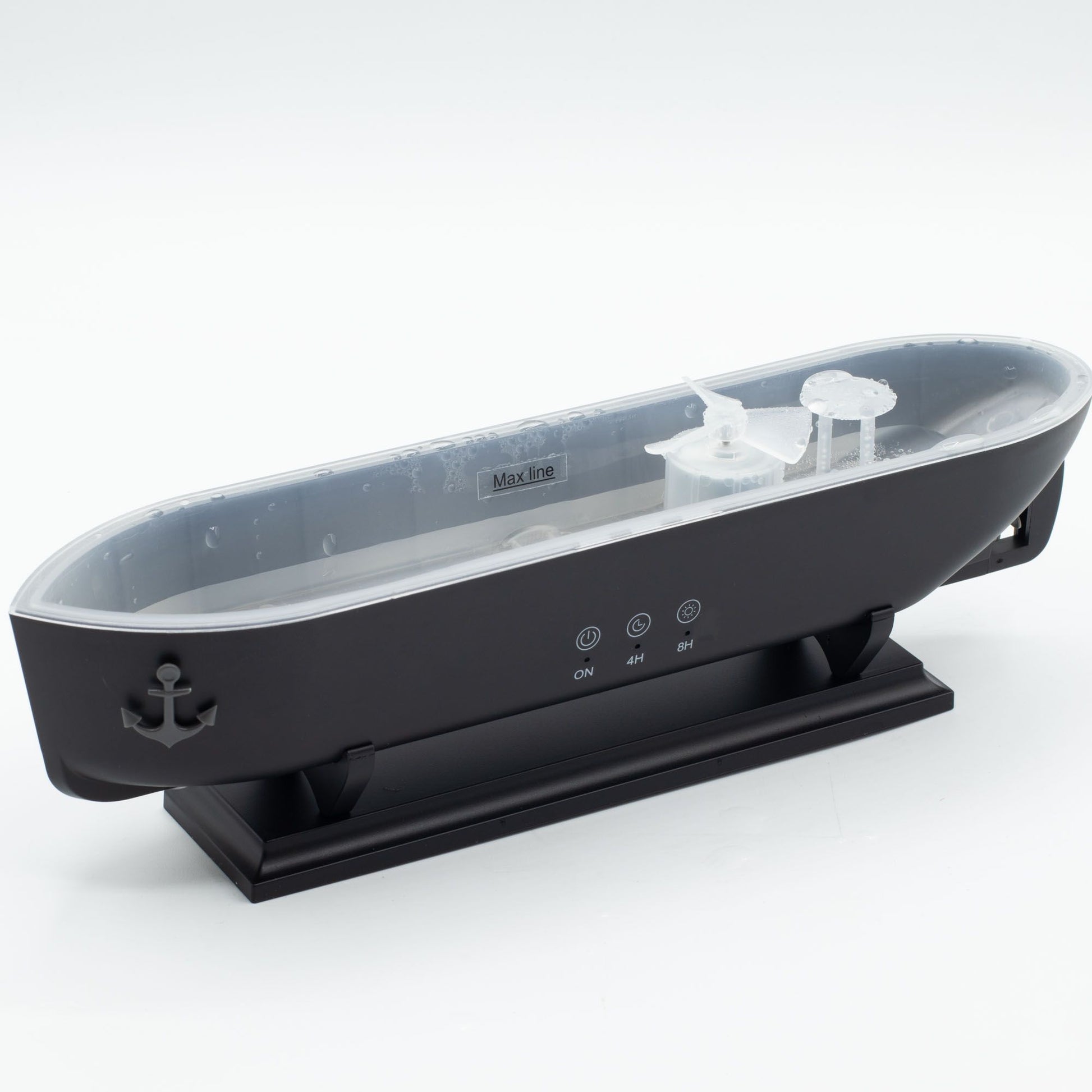 Difusor de Aromas Barco 250ml - LED Mudança Cor - Hoc Sensu